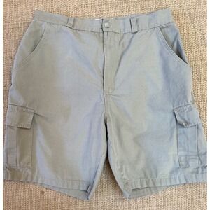 Camel Trophy Adventurewear Mens Tan Cargo Hiking Utility Shorts Vintage Size 44